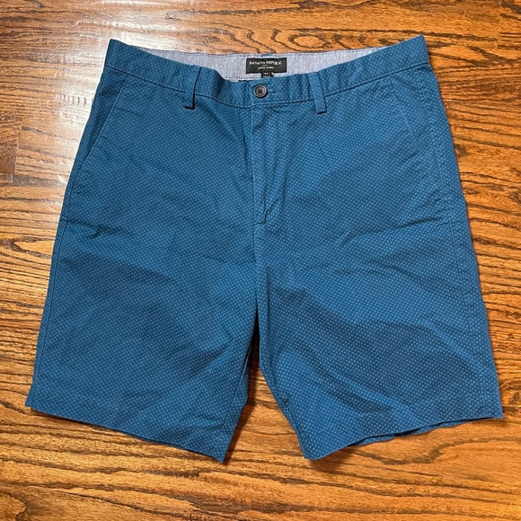 Banana Republic Factory Aiden Short Size 34 Steel Blue - Picture 3 of 6